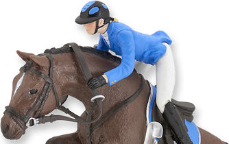 Figurines cavaliers et chevaux