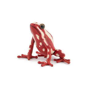 Grenouille flèche tricolore Papo en PVC, Collection Animaux sauvages, jouet éducatif idéal pour enfants et collectionneurs
