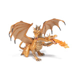 Figurine Dragon deux têtes or Papo en PVC, Collection Fantastique, jouet éducatif idéal pour enfants et collectionneurs