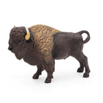 Bison d'Amérique Papo en PVC, Collection Animaux sauvages, jouet éducatif idéal pour enfants et collectionneurs