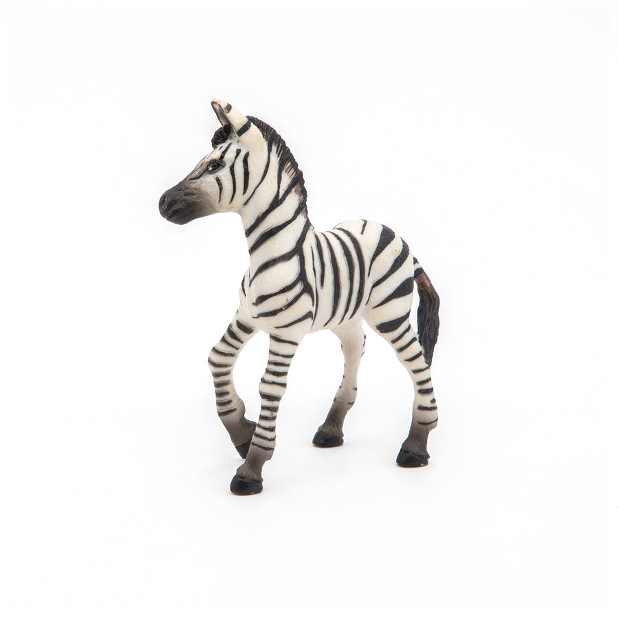 Figurine Bébé zèbre Papo en PVC, thème savane, Collection Animaux sauvages, jouet éducatif idéal pour enfants et collectionneurs
