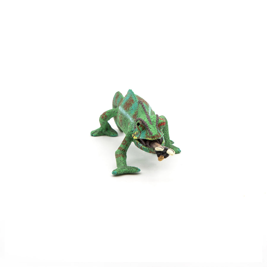 Figurine Caméléon Papo en PVC, thème reptiles, Collection Animaux sauvages, jouet éducatif idéal pour enfants et collectionneurs