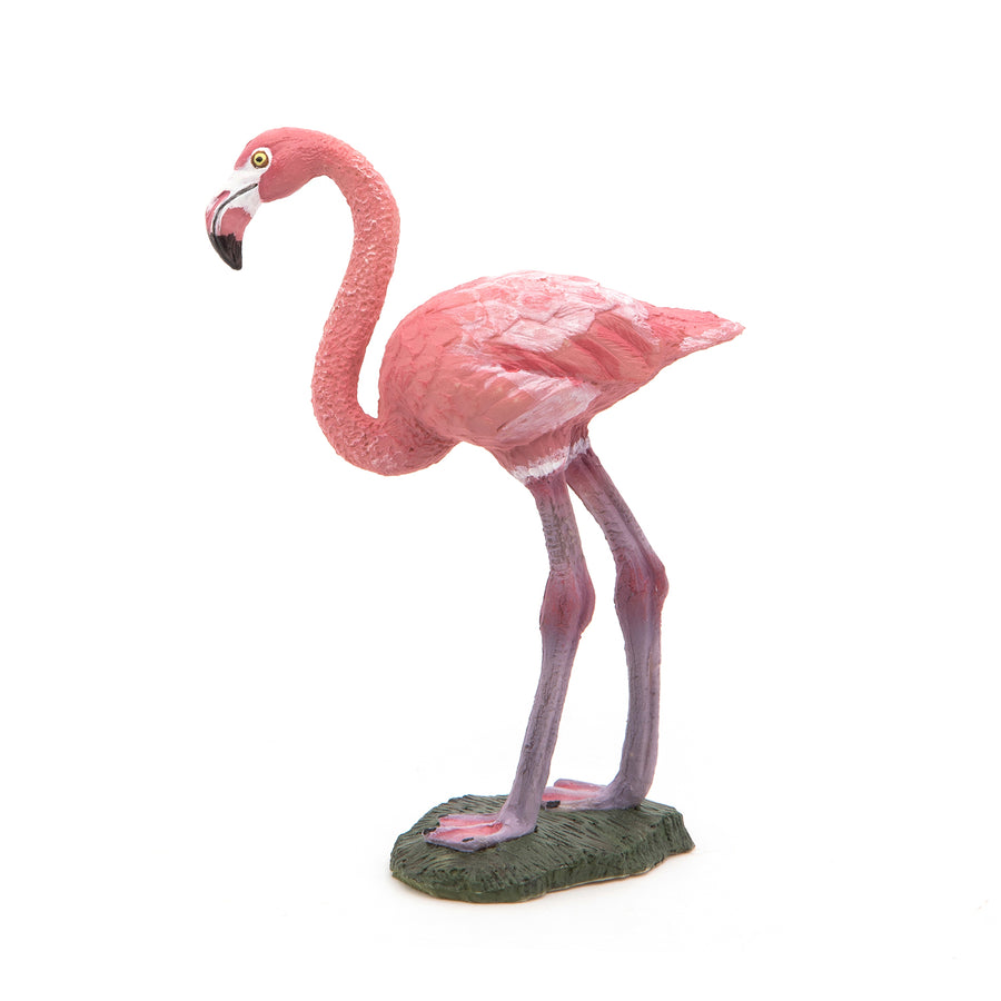 Figurine Flamant rose Papo en PVC, thème oiseaux, Collection Animaux sauvages, jouet éducatif idéal pour enfants et collectionneurs