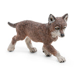 Figurine Louveteau Papo en PVC, thème forêt, Collection Animaux sauvages, jouet éducatif idéal pour enfants et collectionneurs