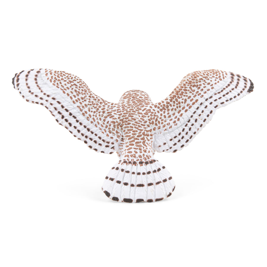 Figurine Harfang volant Papo en PVC, Collection Animaux sauvages, jouet éducatif idéal pour enfants et collectionneurs