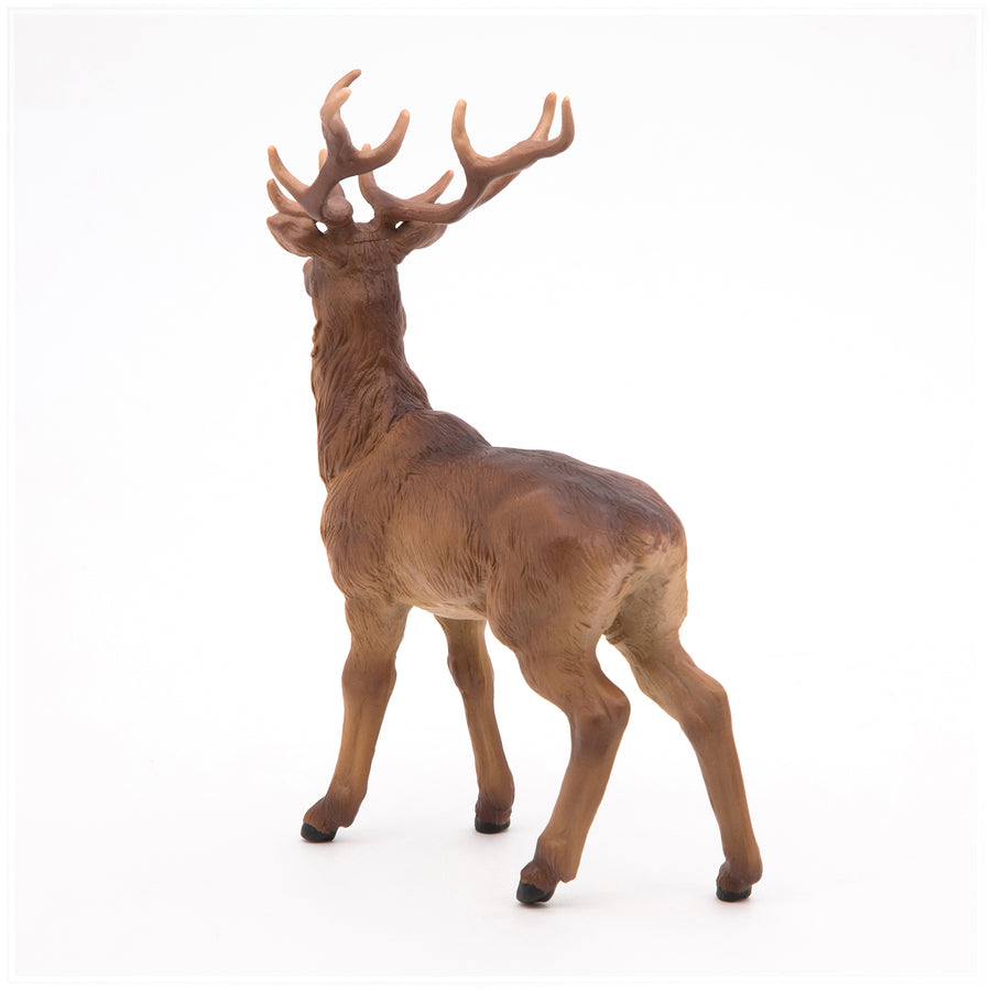 Figurine Cerf Papo en PVC, thème forêt, Collection Animaux sauvages, jouet éducatif idéal pour enfants et collectionneurs