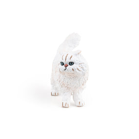Figurine Chat persan Papo en PVC, Collection chiens et chats, jouet éducatif idéal pour enfants et collectionneurs