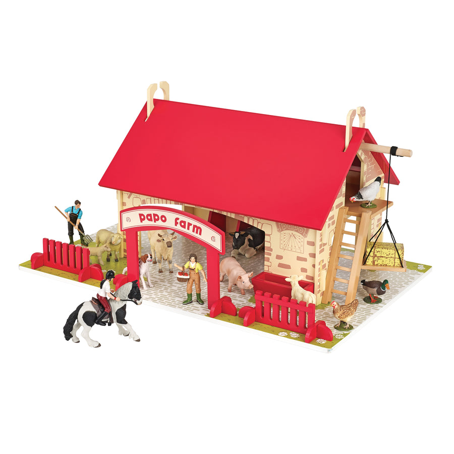 Papo - Mini Ferme Décor Jouet Enfant - 3 Ans + - Collection La Vie À La Ferme - Jeu Créatif Univers Agricole - Idée Cadeau Jouet Fille Garçon Papo - Mini Ferme Décor Jouet Enfant - 3 Ans + - Collection La Vie À La Ferme - Jeu Créatif Univers Agricole - Idée Cadeau Jouet Fille Garçon